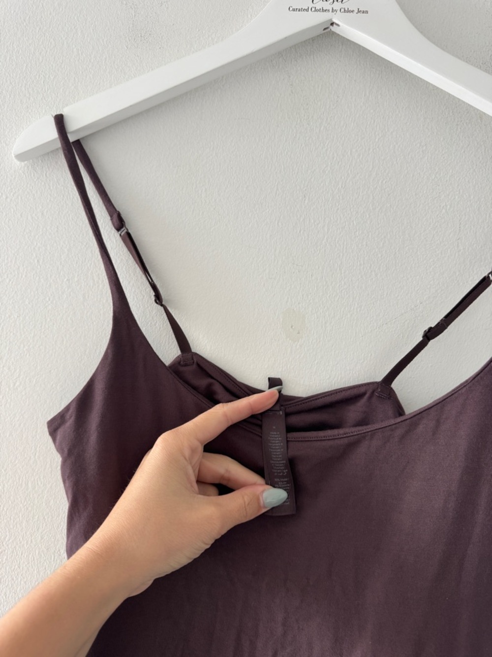 SKIMS Smooth Layers Mini Dress in Plum M - Picture 6 of 6